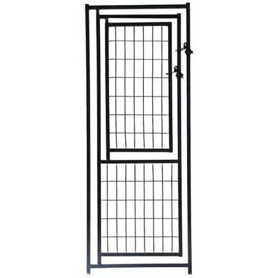 KennelMaster KennelMaster Dog Kennel Gate Panel, Black, 22.5-in x 57.75-in