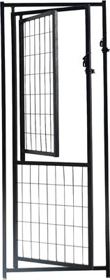 Show full view: KennelMaster Dog Kennel Gate Panel, Black, 22.5-in x 57.75-in slide 3 of 10