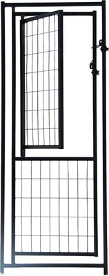 Show full view: KennelMaster Dog Kennel Gate Panel, Black, 22.5-in x 57.75-in slide 5 of 10