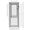 Show in main carousel: KennelMaster Dog Kennel Gate Panel, Black, 22.5-in x 57.75-in slide 10 of 10