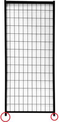 Show full view: KennelMaster Dog Kennel Panel, Black, 22.5-in x 57.75-in slide 6 of 9