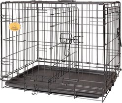 KennelMaster Folding Dog Kennel Crate, Black, 30-in x 19-in x 23-in slide 2 of 9