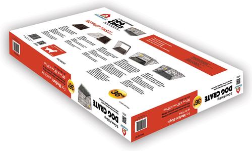 Show full view: KennelMaster Folding Dog Kennel Crate, Black, 36-in x 23-in x 26-in slide 9 of 10