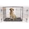 Show in main carousel: KennelMaster Folding Dog Kennel Crate, Black, 42-in x 28-in x 30-in slide 1 of 9