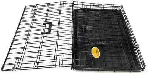Show full view: KennelMaster Folding Dog Kennel Crate, Black, 42-in x 28-in x 30-in slide 5 of 9