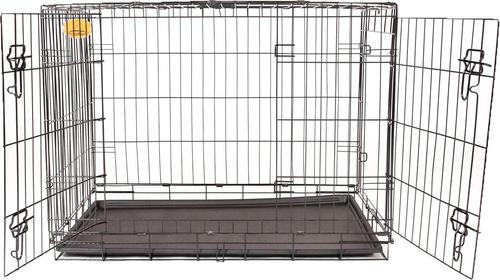 Show full view: KennelMaster Folding Dog Kennel Crate, Black, 42-in x 28-in x 30-in slide 6 of 9