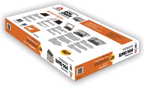 Show full view: KennelMaster Folding Dog Kennel Crate, Black, 42-in x 28-in x 30-in slide 9 of 9