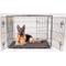 Show in main carousel: KennelMaster Folding Dog Kennel Crate, Black, 48-in x 30-in x 33-in slide 1 of 10