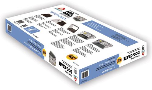 Show full view: KennelMaster Folding Dog Kennel Crate, Black, 48-in x 30-in x 33-in slide 9 of 10