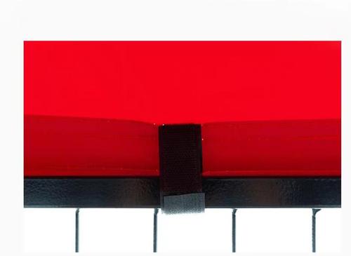 Show full view: KennelMaster Vinyl Coated Welded Wire Boxed Dog Kennel, Black, 4-ft x 4-ft x 4-ft slide 6 of 9