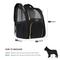 Show in main carousel: Kenneth Cole Reaction Collapsible Cat & Dog Travel Backpack Carrier, Black, 18-lbs slide 2 of 10
