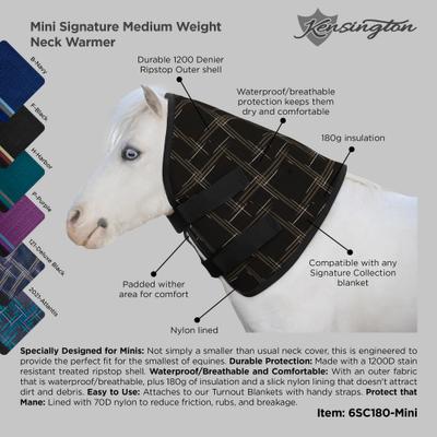 Show full view: Kensington Protective Products Signature Mini Neck Warmer, Navy slide 3 of 4
