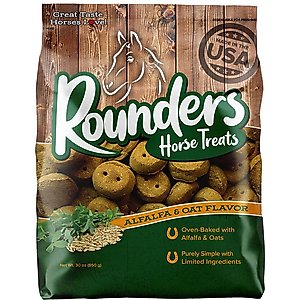 Kent / Blue Seal Alfalfa & Oats Rounders Horse Treats, 30-oz bag