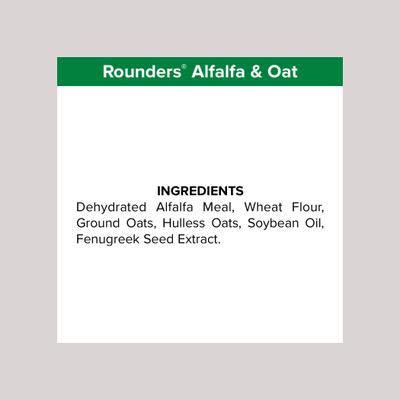 Show full view: Kent / Blue Seal Alfalfa & Oats Rounders Horse Treats, 30-oz bag slide 5 of 7