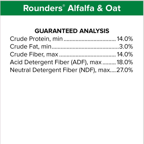 Show full view: Kent / Blue Seal Alfalfa & Oats Rounders Horse Treats, 30-oz bag slide 6 of 7