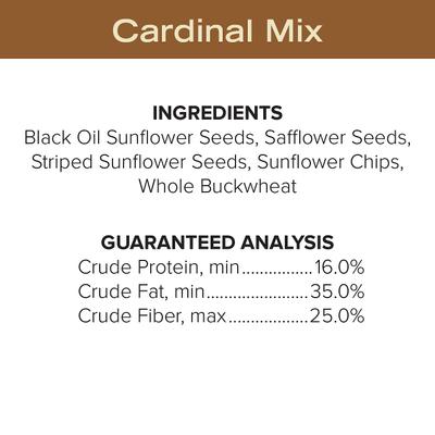 Show full view: Kent / Blue Seal Cardinal Mix Bird Food, 20-lb bag slide 8 of 10