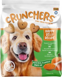 Kent / Blue Seal Crunchers Happy Belly, Digestive Health, Real Pumpkin, Dog Treats, 2-lb bag