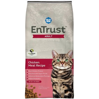 Kent / Blue Seal Kent / Blue Seal EnTrust Chicken Meal Recipe No Soy or Wheat Dry Cat Food, 6-lb bag