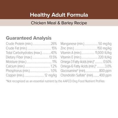 Show full view: Kent / Blue Seal EnTrust Adult Chicken Meal & Barley Recipe Dry Dog Food, 35-lb bag slide 7 of 8