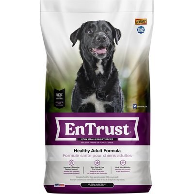 Kent / Blue Seal Kent / Blue Seal EnTrust Adult Pork Meal & Barley Recipe Dry Dog Food, 20-lb bag