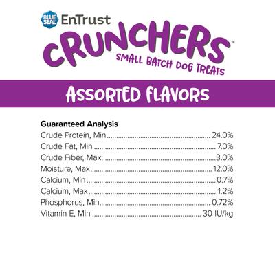 Show full view: Kent / Blue Seal EnTrust Crunchers Assorted Crunchy Dog Treats, Medium, 3.5-lb bag slide 9 of 10
