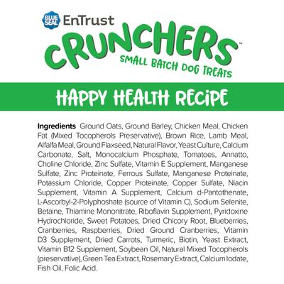 Show full view: Kent / Blue Seal EnTrust Crunchers Happy Health Crunchy Dog Treats, 2-lb bag slide 8 of 10