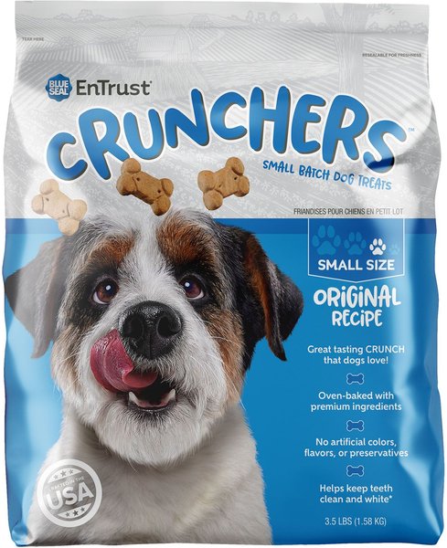 Kent / Blue Seal EnTrust Crunchers Original Crunchy Dog Treats, Small, 3.5-lb bag