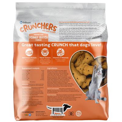 Show full view: Kent / Blue Seal EnTrust Crunchers Peanut Butter Crunchy Dog Treats, Medium, 3.5-lb bag slide 3 of 10