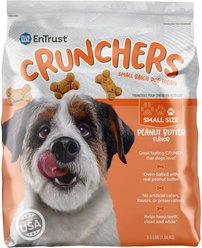 Kent / Blue Seal EnTrust Crunchers Peanut Butter Crunchy Dog Treats, Small, 3.5-lb bag