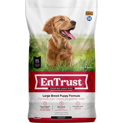 Kent / Blue Seal Kent / Blue Seal EnTrust Large Breed Puppy Chicken Meal & Barley Recipe Dry Dog Food, 18-lb bag