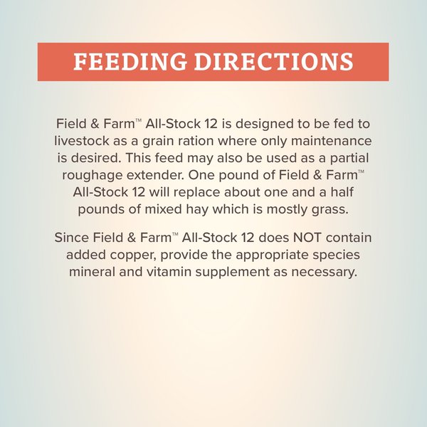 Kent / Blue Seal Field & Farm All Stock 12 Maintenance Pellet Feed, 50-lb bag