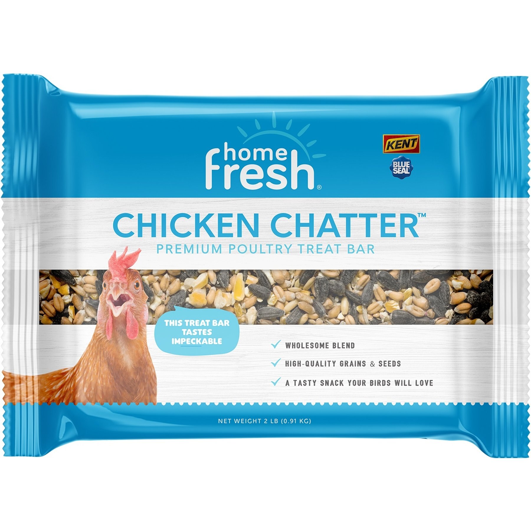 Kent / Blue Seal Home Fresh Chicken Chatter Large Treat Bar, 2-lb block