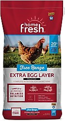 Kent / Blue Seal Home Fresh Extra Egg Layer Free Range Pellet Chicken Feed, 40-lb bag
