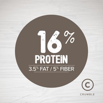 Show full view: Kent / Blue Seal Home Fresh Organic Chicken Grower 16% Protein Crumble Poultry Food, 40-lb bag slide 3 of 9