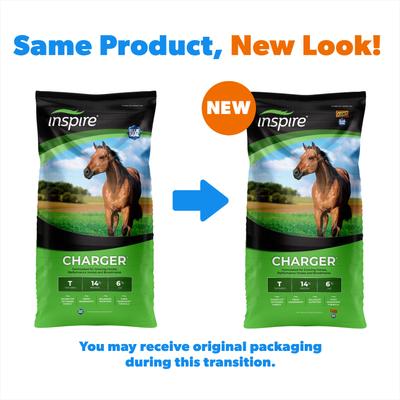 Show full view: Kent / Blue Seal Inspire Charger Horse Feed, 50-lb bag slide 2 of 10