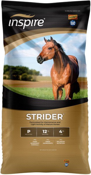 Show full view: Kent / Blue Seal Inspire Strider Horse Feed, 50-lb bag slide 1 of 8