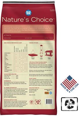 Show full view: Kent / Blue Seal Natures Choice Bird Food, 40-lb bag slide 2 of 10