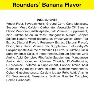 Show full view: Kent / Blue Seal Rounders Banana Flavor Horse Treats, 30-oz bag slide 5 of 7