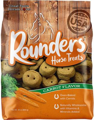 Show full view: Kent / Blue Seal Rounders Carrot Flavor Horse Food, 30-oz bag slide 1 of 8