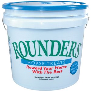 Kent / Blue Seal Rounders Molasses Flavor Horse Treats, 14-lb bucket