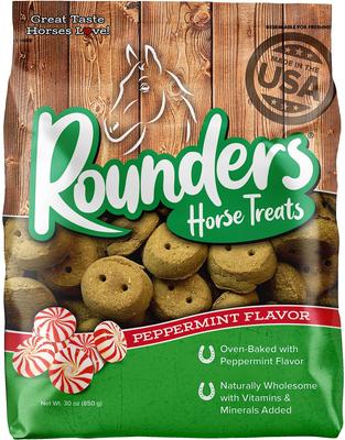 Show full view: Kent / Blue Seal Rounders Peppermint Flavor Horse Treats, 30-oz bag slide 1 of 8