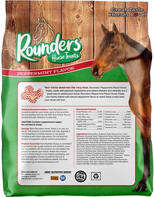 Show full view: Kent / Blue Seal Rounders Peppermint Flavor Horse Treats, 30-oz bag slide 2 of 8