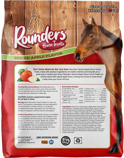 Show full view: Kent / Blue Seal Rounders Spiced Apple Flavor Horse Treats, 30-oz bag slide 2 of 8