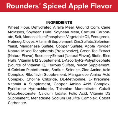 Show full view: Kent / Blue Seal Rounders Spiced Apple Flavor Horse Treats, 30-oz bag slide 5 of 8