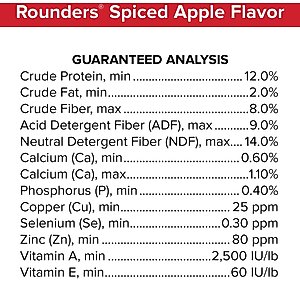 Kent / Blue Seal Rounders Spiced Apple Flavor Horse Treats, 30-oz bag