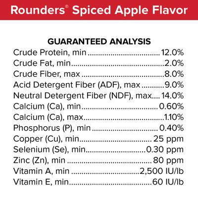 Show full view: Kent / Blue Seal Rounders Spiced Apple Flavor Horse Treats, 30-oz bag slide 6 of 8