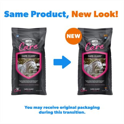 Show full view: Kent / Blue Seal Sentinel Care Carb-Guard Horse Feed, 50-lb bag slide 2 of 10