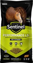 Kent / Blue Seal Sentinel Performance LS Low Sugar Low Starch High Fat Horse Feed, 50-lb bag