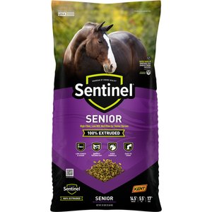 Kent / Blue Seal Sentinel Senior SR Low Sugar Low Starch Horse Feed, 50-lb bag