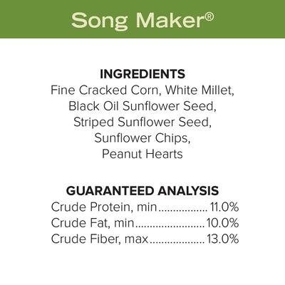 Show full view: Kent / Blue Seal Song Maker Bird Food, 40-lb bag slide 8 of 11